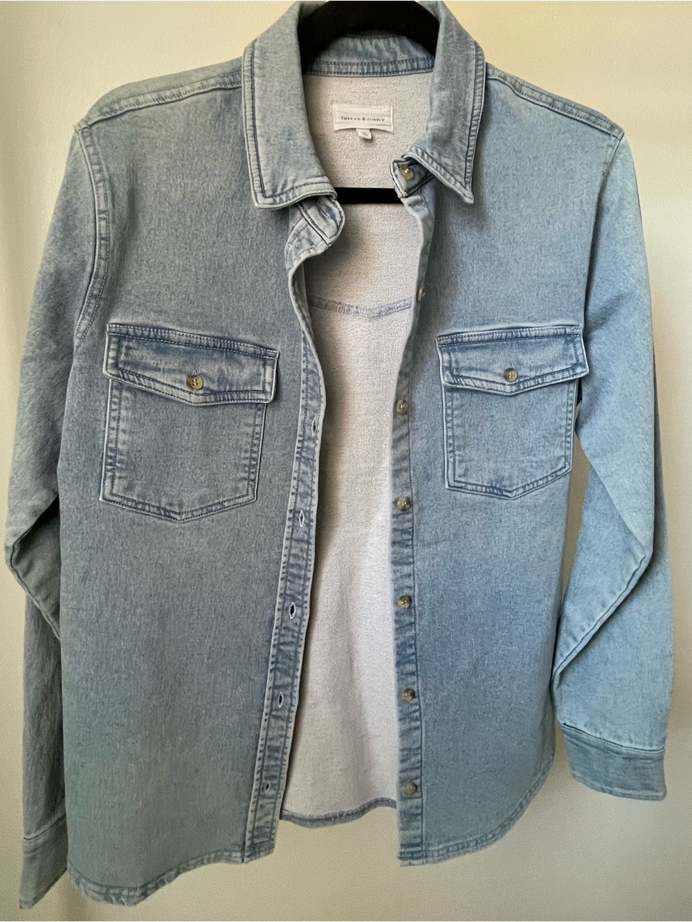 Light Blue Denim Shirt Jacket - Unbranded